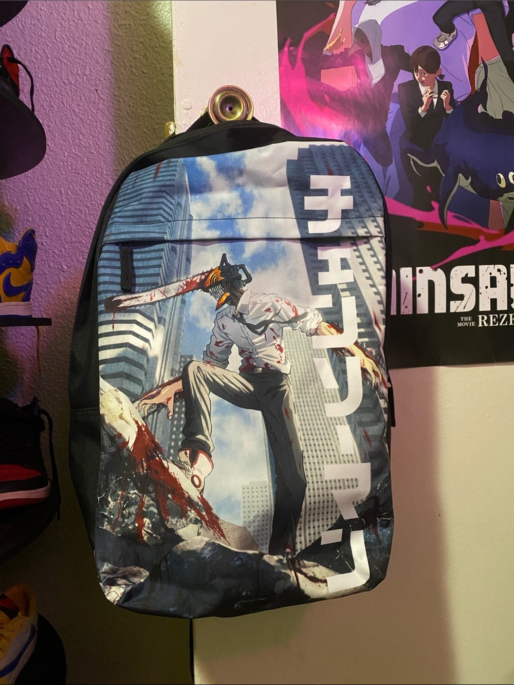 Chainsaw man backpack